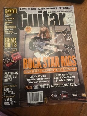 Guitar One Magazine Holiday 2004 Edition Rock Star Rigs, Zakk, Eddie Van Halen